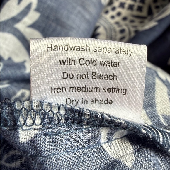 La Plague Palmetto Maxi-Floral Dot Dress Boho Sleeveless Sundress Size Large - Picture 3 of 16